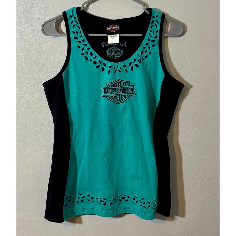 Harley-Davidson of Salt Lake City, Utah Embroidered Tank Top Women’s L